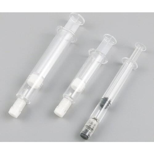 24 X Empty Cosmetic Essence Syringe Bottle Plastic DIY Water Needle Refillable Container Needle Tubing 3ml 5ml 10ML