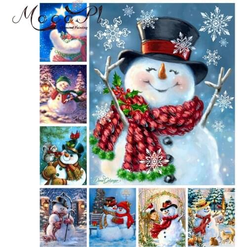 Diamond painting,Snowman,Cross Stitch,Full,Diamond Embroidery,Round/Square,Needlework,DIY,Mosaic,Christmas,Gift,Home Decor,Art