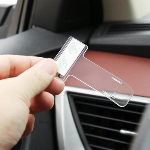 Car Vehicle Parking Ticket Permit Holder Clip Sticker Windscreen Window Fastener Stickers Kit Car Accessories For TOYOTA NISSAN