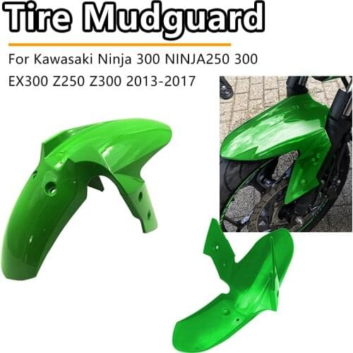 For Kawasaki Ninja NINJA250 NINJA300 EX300 Z250 Z300 2013 2014 2015 2016 2017 Motorcycle Front Fender Fairing Tire Fender