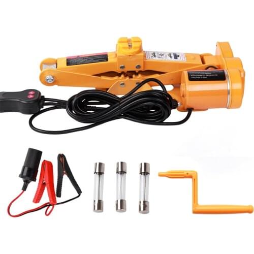 2Ton 12V Electric Lifting Jack Car Automatic Jack Garage Emergency Equipment Tools Controller Handle Clamps With Box