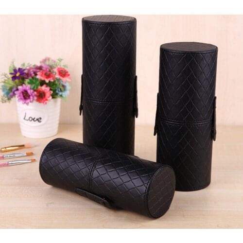 PU Leather Travel Makeup Brushes Pen Holder Storage Empty Holder Cosmetic Brush Bag Brushes Organizer Make Up Tools