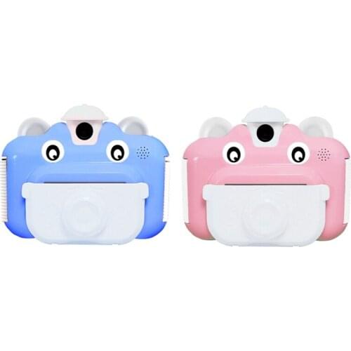 Instant Print Camera for Children Toys Rotatable Lens 1080P HD Kids Camera with Printing Paper 32GB SD Card