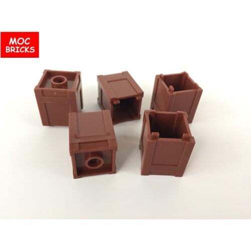 100pcs/lot MOC Bricks DIY Container, Box 2 x 2 x 2 - Top Opening fit with 61780 Toys figure Building Blocks kids Dolls Gifts