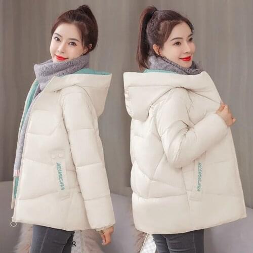 Winter Jacket 2021 New Parkas Women Jacket Coat Long Sleeve Hooded Jackets Female Warm Cotton Padded Parka Outwear Plus Size XXX