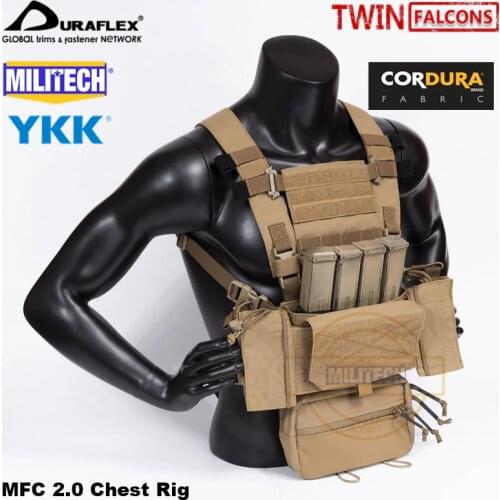 MILITECH TW Delustering MFC 2.0 Set CQC RRV MOLLE New MK3 Spirit Chest Rig Military Combat Assault Tactical Hunting Vest