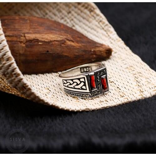 925 silver mens ring. Mens jewelry stone stamped with silver stamp 925 All sizes are available