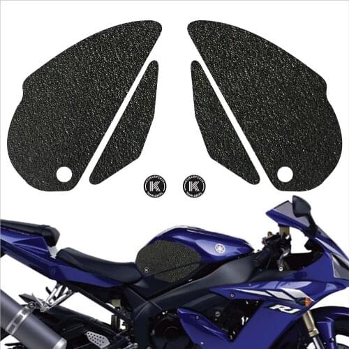 Motorcycle fuel tank pad tank grip protection Non-slip stickers knee grip side applique for YAMAHA YZF-R1 r1 2002-2003