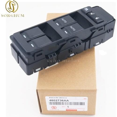 New Power Window Master Control Switch 4602781AA 4602736AA For Chrysler 200 Sebring Dodge Avenger Charger Dakota Jeep