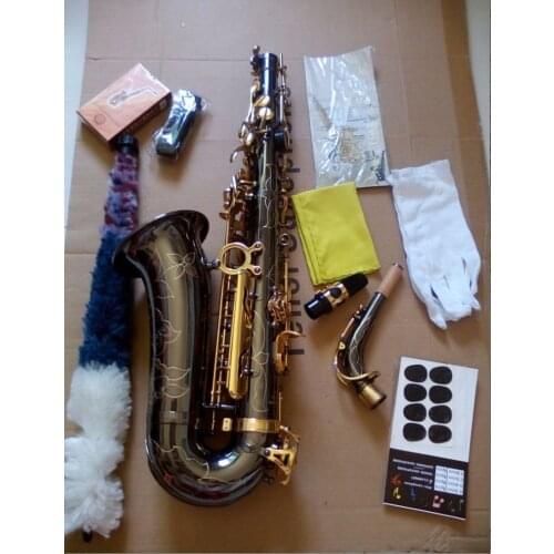 New high quality Sax Alto Black nickel gold key alto saxophone
