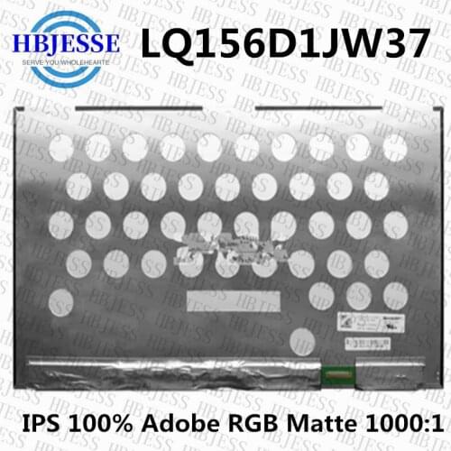 Original For SHARP Matrix LQ156D1JW37 UHD 3840X2160 15.6'' Matte IPS 100% Adobe RGB LED Screen Panel Replacement