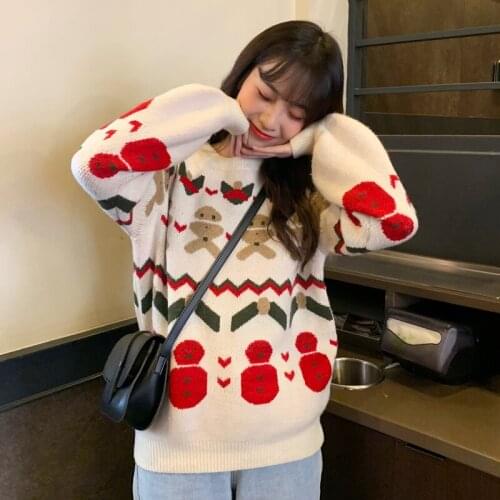 Casual Loose Retro Long Sleeve Sweater