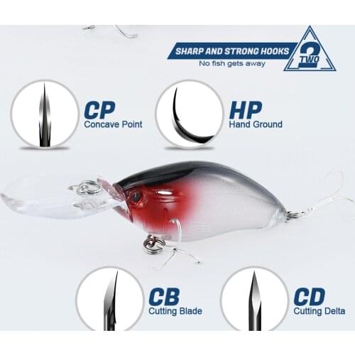 On sale fishing lures and tackle super 3D eyes 110mm 6PCS 18.5g Crankbait Hard plastic artificial bait Saltwater&Freshwater