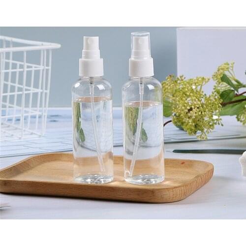 1 pcs Plastic 100ml Empty Spray Bottle For Travel Cosmetic Makeup Refillable Bottles Perfume Atomizer Containers Spray Bottle