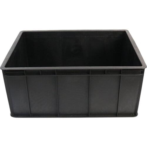 Q-CB16 600X500X300mm Antistatic black ESD circular box