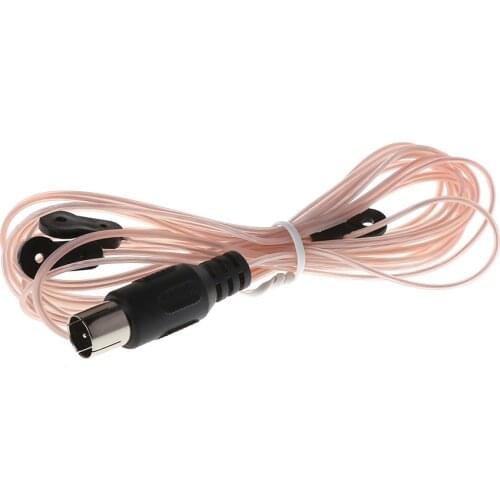 Dipole Radio Antenna Aerial FM Signal Receiver Male Connector TV Adapter Tuner Card Amplifier Home Indoor