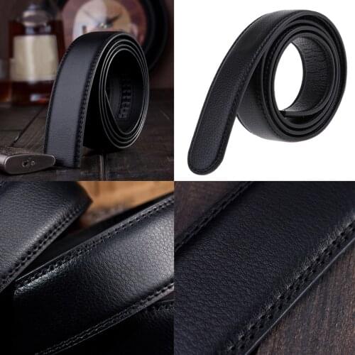Belts for Men Automatic Male Dress Belt Strap Waistband 35mm without Buckle