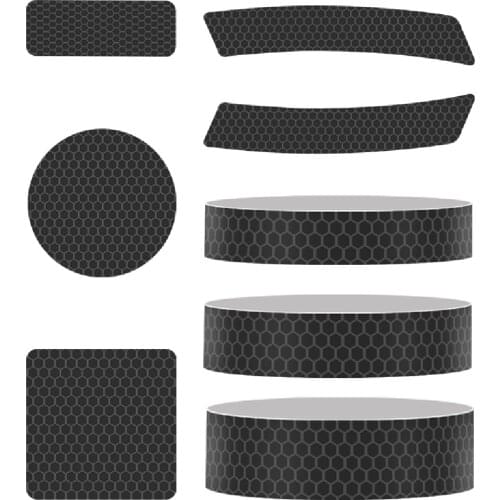 3Mblack reflective sticker strip taillight decoration gecko motorcycle electric body sticker scratch cover invisible personality