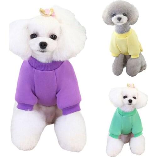 Dog Hoodie Puppy Dog Coat Warm Fleece Carrot Print Pocket Clothing for Small Dogs Chihuahua Teddy Pitbull Ropa Perro Clothes