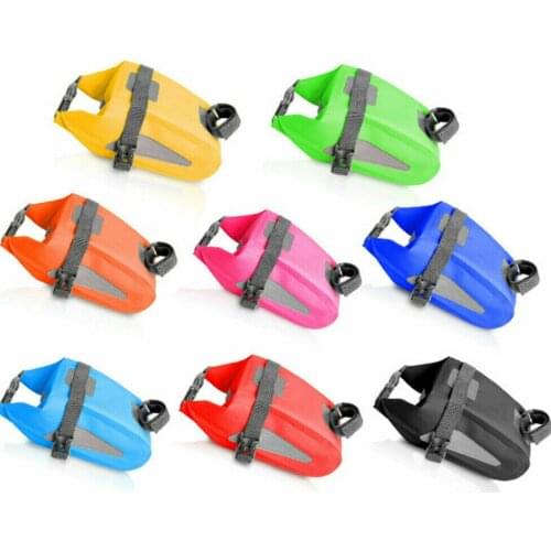 Waterproof Cycling Saddle Bag Bike Seat Pack Pouch Bicycle Tail Rear Storage 23X9X11cm for MTB Road Bike Colorful Bike Parts