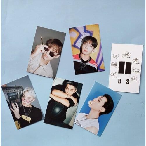 South Korean Groups KPOP Bangtan Boys Lomo Card Photocard Poster Weverse Magazin Paper Cards Fans Collection Gift New Arrival