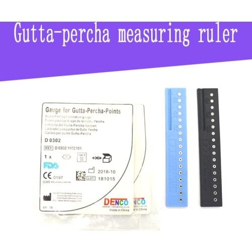 Dental Gutta-percha measuring ruler Accurate measurement Root canal measur rule high temperature and high pressure measur table