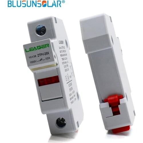 1set Solar PV Fuse Holders Fuse Link with LED Indicator light with PV Fuses 1000V 8A10A 12A 15A 20A 25A 30A for solar system