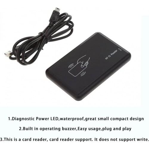 13.56MHz Mifare RFID Contactless Proximity Sensor Smart USB Magnetic 125KHZ Card Reader for Access Control System USB Port