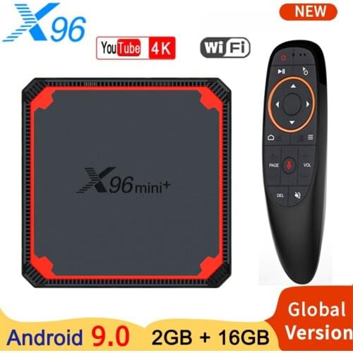 2021 TV Box X96 Mini Plus Android 9.0 Amlogic S905W4 Quad Core 2G 16G Dual Wifi 4K Google Voice Youtube X96Mini Smart box 1G 8G