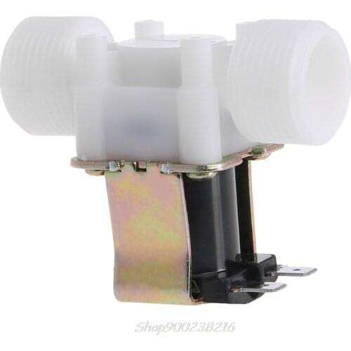 3/4" Plastic Solenoid Valve 12V 24V 220V PP N/C Magnetic Washing Machine Dispenser Water Pneumatic Pressure Controller Switch