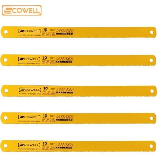 30% Off HSS Power Hacksaw Blade Saw Blades Band Saw Blades Wood Cutting Saw Blades Hacksaw 10TPI Machine Used Steel 400*32*1.6mm