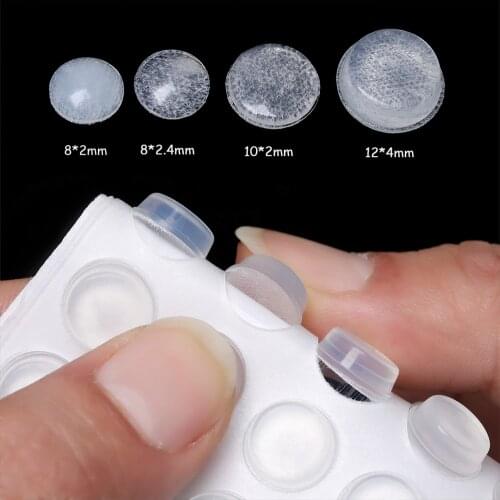 50/64/80/100PCS Collision Cushion Prevent Noisy Bumper Silicone Pads Self-adhesive Damper Furniture Door Stopper Durable