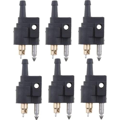 6Pcs Fuel Hose Line Connector Replacement Parts For Yamaha Outboard Motor