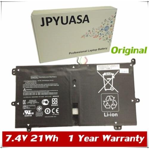 7XINbox 7.4V 21Wh Original Laptop Battery DA02XL For HP 664399-1C1 HSTNN-IB4C 694502-001 Series TPN-P104 Tablet Laptop