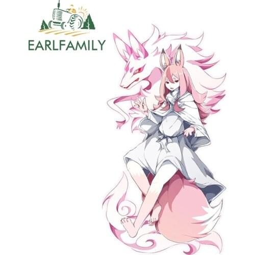 EARLFAMILY 13cm x 7cm for BNA Hiwatashi Nazuna Car Accessoires Stickers Refrigerator Vinyl Decal Waterproof Scratch-Proof Decor