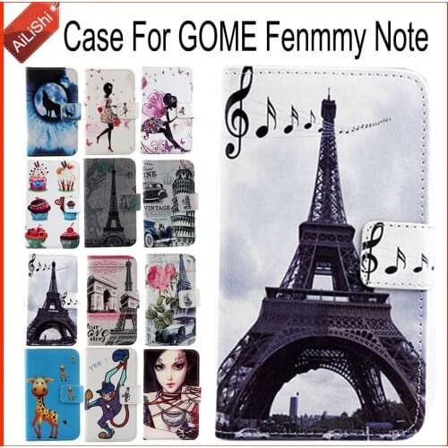 AiLiShi Case For GOME Fenmmy Note Luxury Flip PU Painted GOME Leather Case Exclusive 100% Special Phone Cover Skin+Tracking