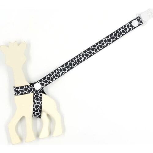 BABY Giraffe holder chain clip teehter holder anti lost teether clip chain pacifier clip for pacifier M0107