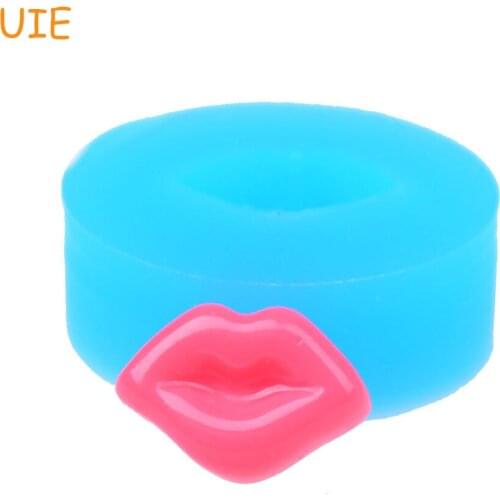 FYL269U 16.1mm Sexy Lip Silicone Mold - Sugarcraft, Fondant, Gum Paste, Icing, Resin Jewelry Making, Chocolate, DIY Handmade