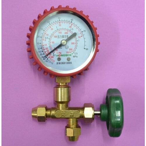 Hs488ah pressure gauge valve table refrigerant table plus valve table valve 2.5p