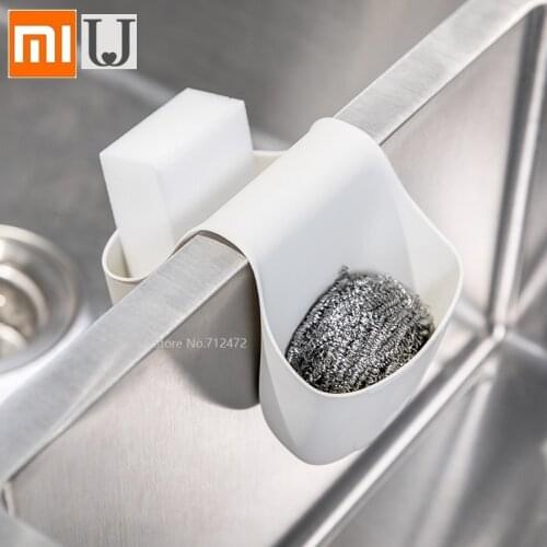 Youpin jordanjudy creative Silicone Sink Hanging Bag Kitchen sink rack Drain rack Dishwashing brush Storage bag