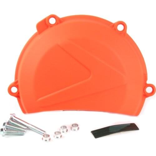 Motorcycle Engine Clutch Cover Protect Guard For KTM EXC SXF XCF HUSQVARNA TC FC TE FE 450 500 501 Plastic Orange