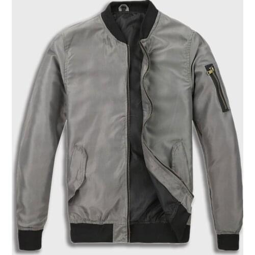 Newest Solid Autumn Mens Jackets Casual Zipper Outwear Thin Bomber Male Loose Baseball multicolor O-neck Coats outerwear