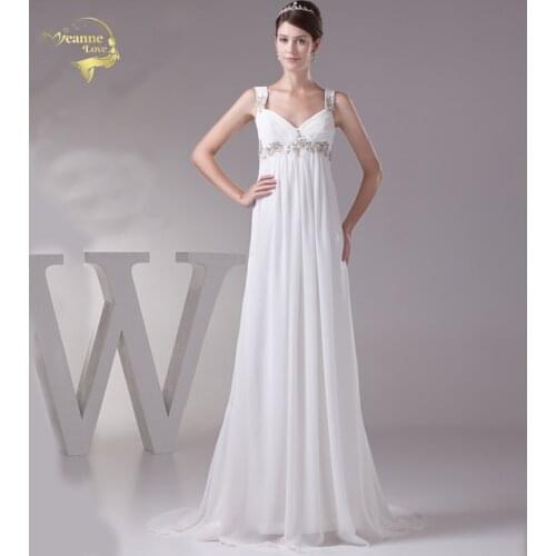 Fashion Empire Wedding Dresses For Pregnant Women Plus Size Bride Dress Wedding Gown Lace Up Custom Made Vestidos De Noiva