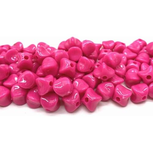 New 50pcs/lot 8mm Acrylic Beads Spacer Loose Beads For Jewelry Making DIY Bracelet Earring #QT15
