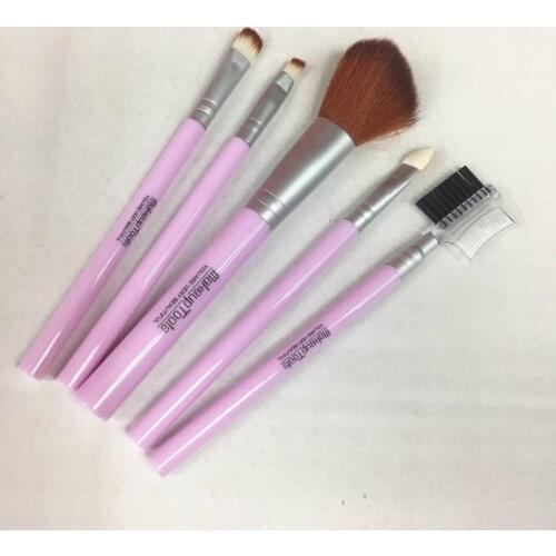 Five Sets of Cosmetic Tools Brush Eyebrow Blush and Various Makeup Brushes