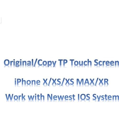 1pcs glass touch digitizer for Phone X lcd touch screen digitizer display repair IOS system 12.4 replacement