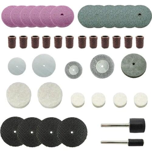 166 pieces of electric grinder accessories in bags