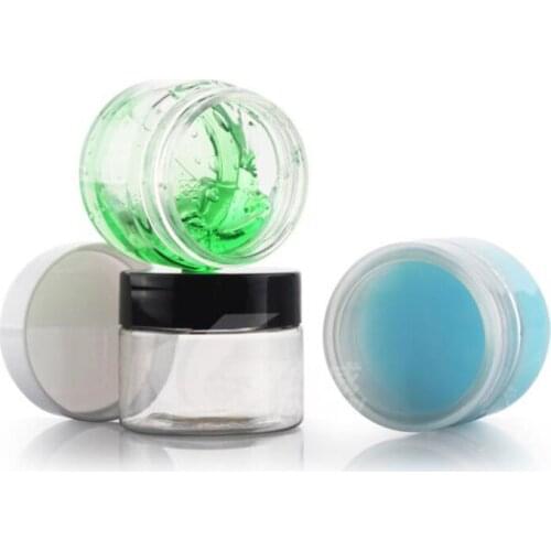 20g/ml Clear Lucency Plastic PET Empty Bottle with Inner Cap Cream Bath salt Empty Cosmetic Containers F20172612