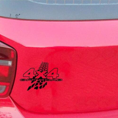 2021 New 20cm*13.6cm NEW 4X4 OFF-ROAD Mud Funny Vinyl Decals Car Sticker Car-styling Black/White