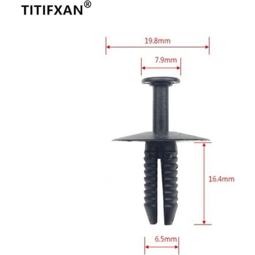 30PCS Car Plastic Rivets Fender Bumper Mounting Rivet Body Trim Clip Fastener Retainer For BMW E30 E36 E46 E39 E38 Z1